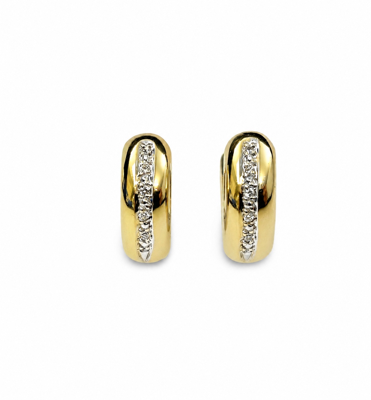 Brillant Creolen - Gold 585 - Privatbesitz
