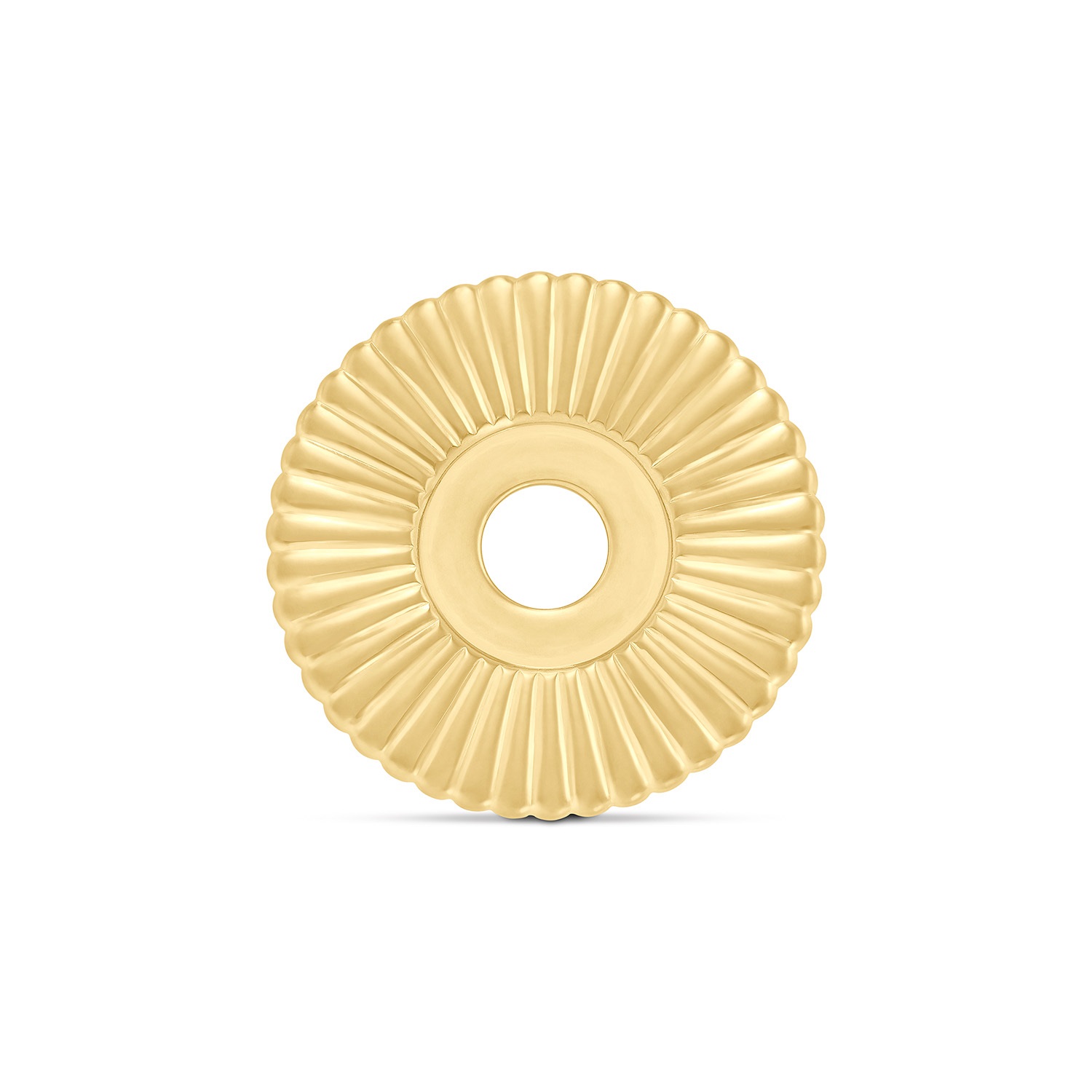 Charlotte Scheibe SUN ø32mm Sterlingsilber Gelbgold 585/- vergoldet