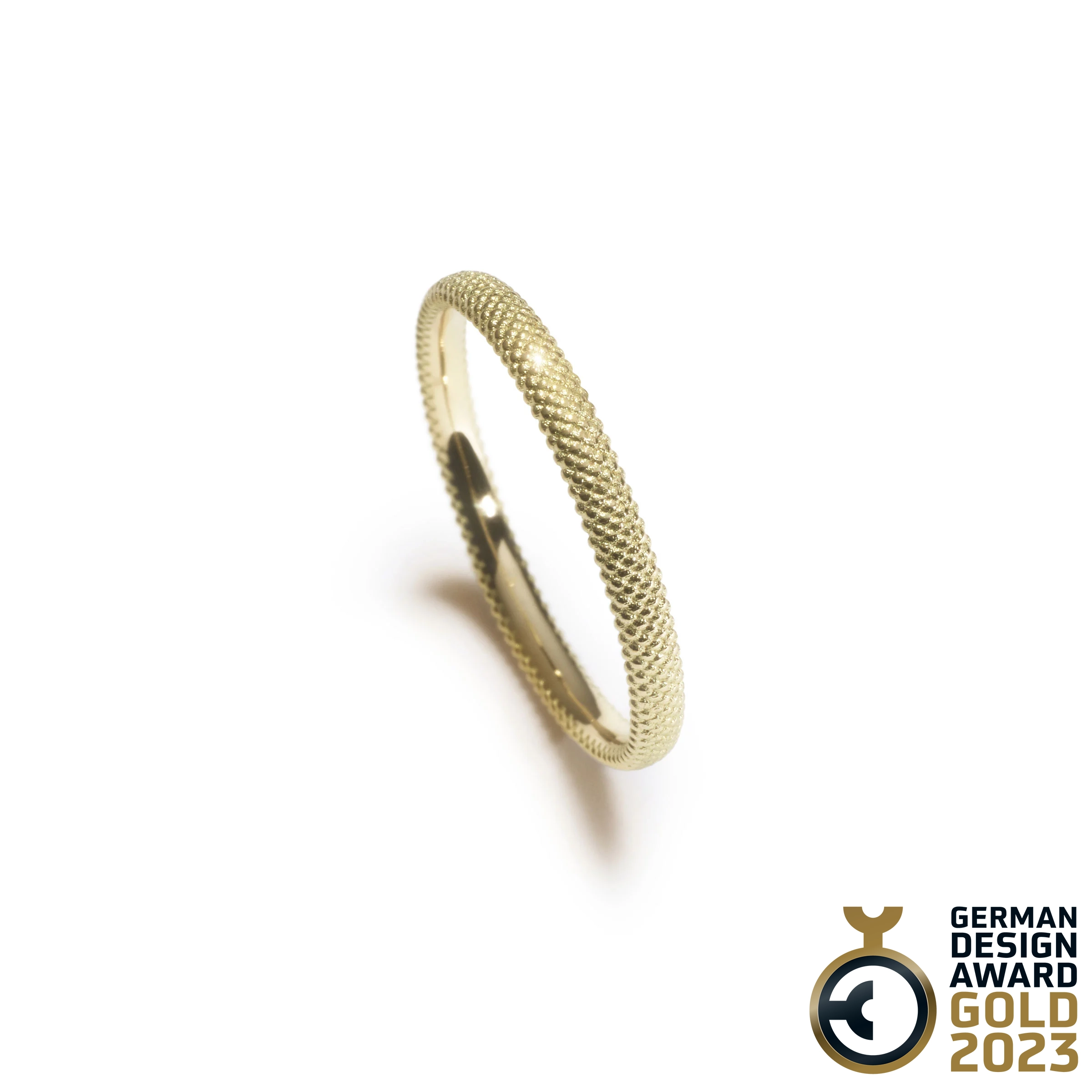 Ring AURUM kugelig Gelbgold 750/- 2mm