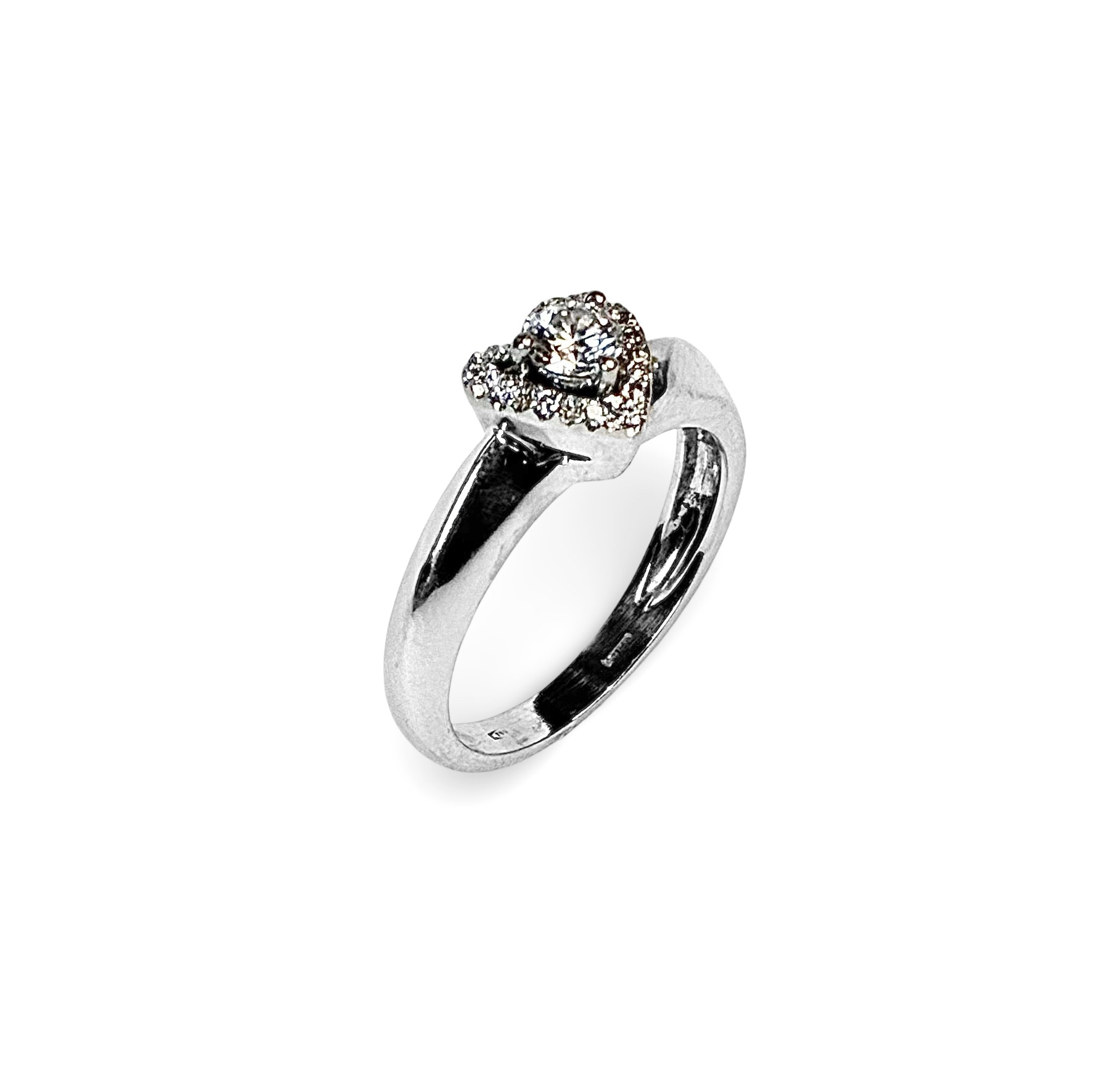 Brillant Ring - Weißgold 750 - RW 54 - Privatbesitz