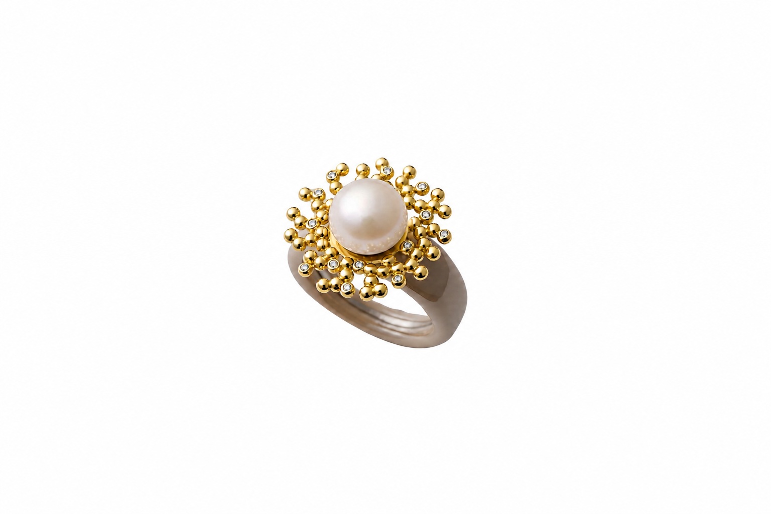 Charlotte Scheibe AURELIA Gelbgold 585/- mit Brillanten