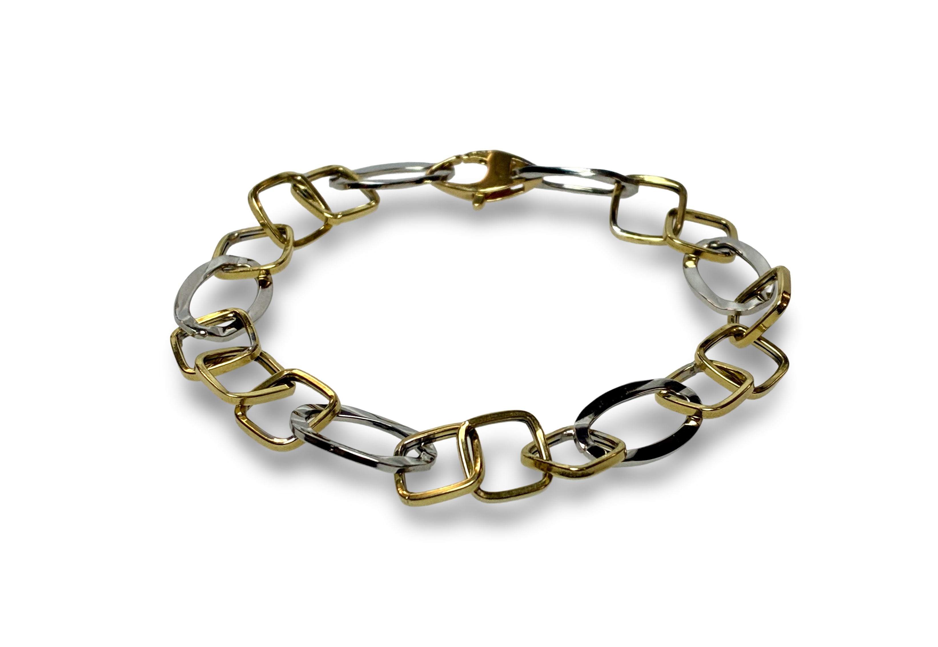 Armband - Gold Weißgold 750 - Länge ca. 19cm - Privatbesitz