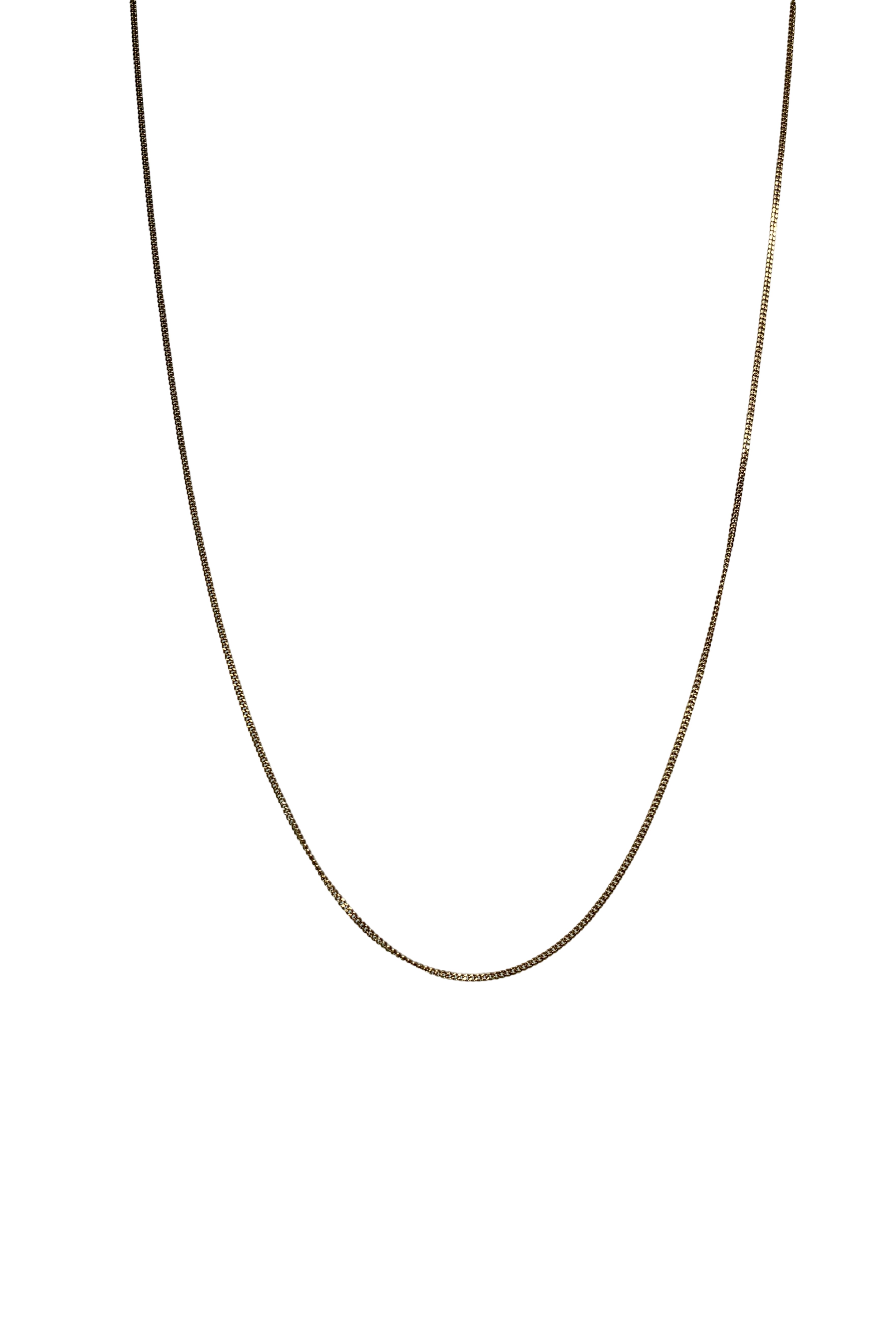 Flachpanzerhalskette - Gold 585 - Länge ca. 52 cm - Privatbesitz