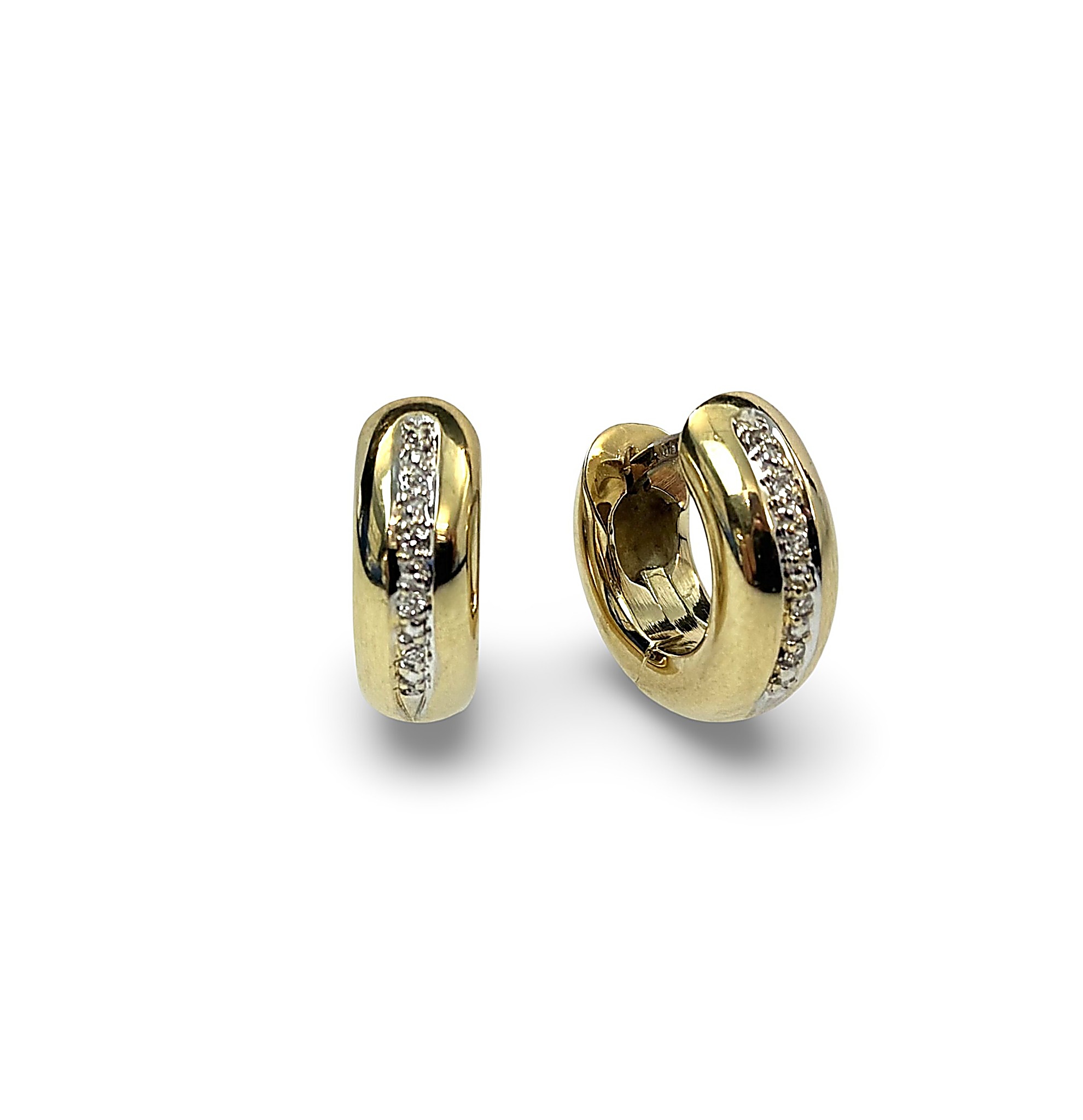 Brillant Creolen - Gold 585 - Privatbesitz