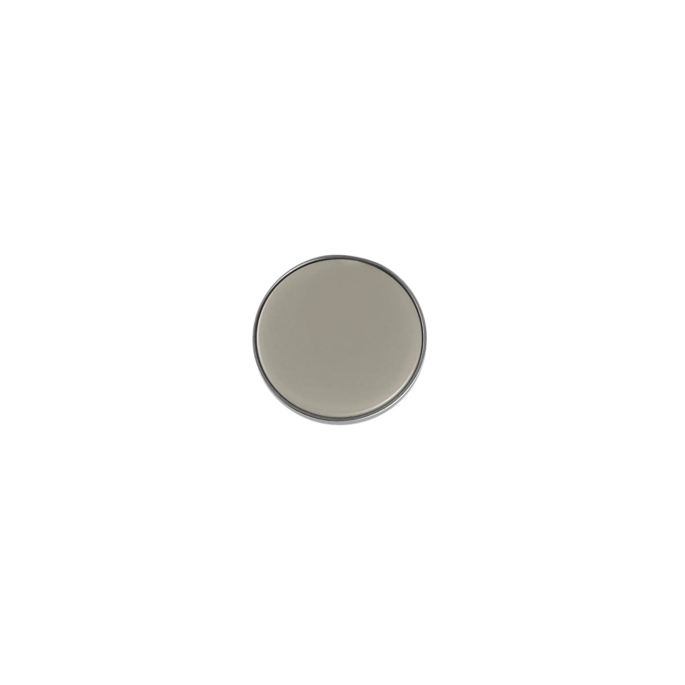 Charlotte Kopf COLOR BUTTON Edelstahl mit rekon. Stein, Farbe Sand
