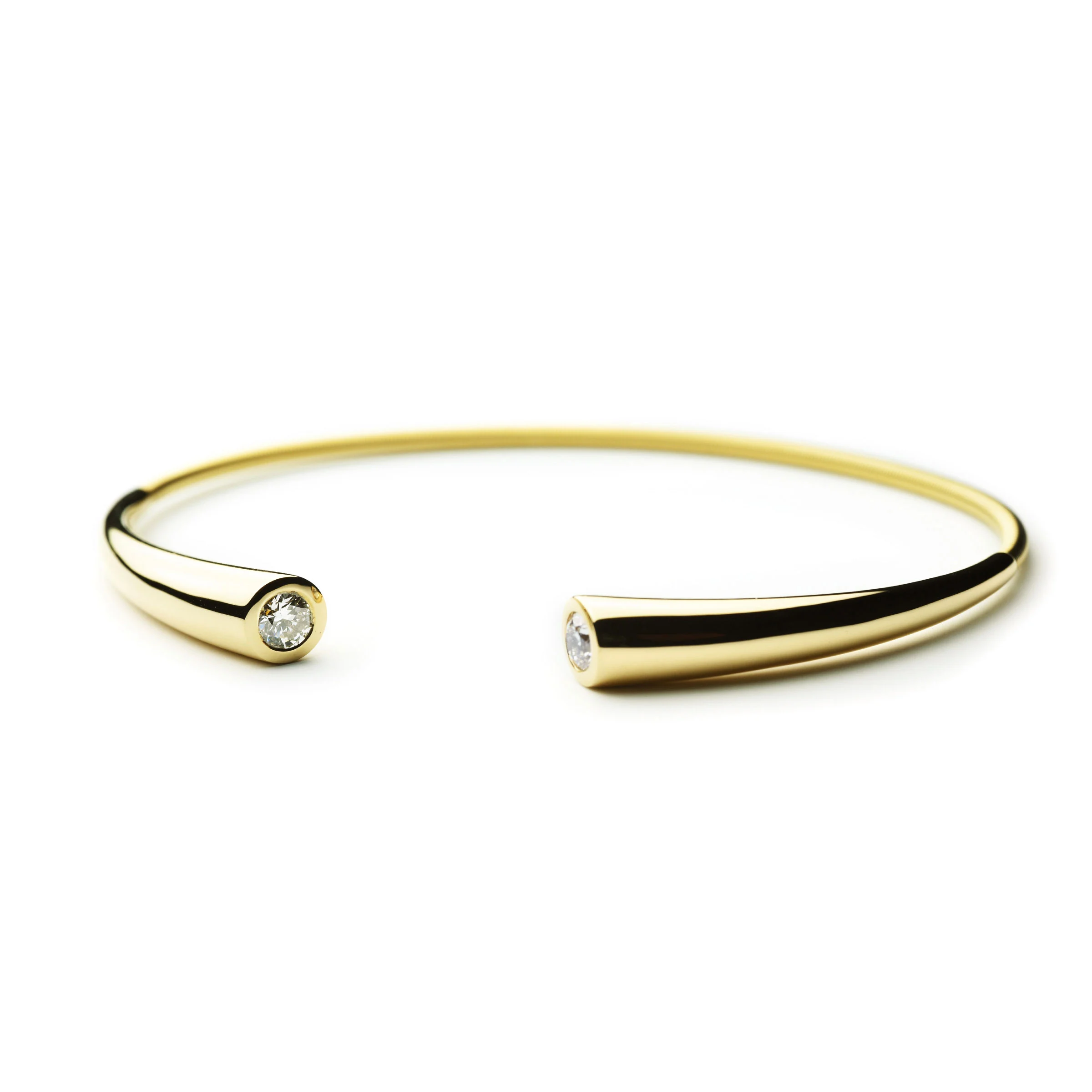 Armspange DIALOG Gelbgold 585/- mit 2 Brillanten zus. 0,60ct.