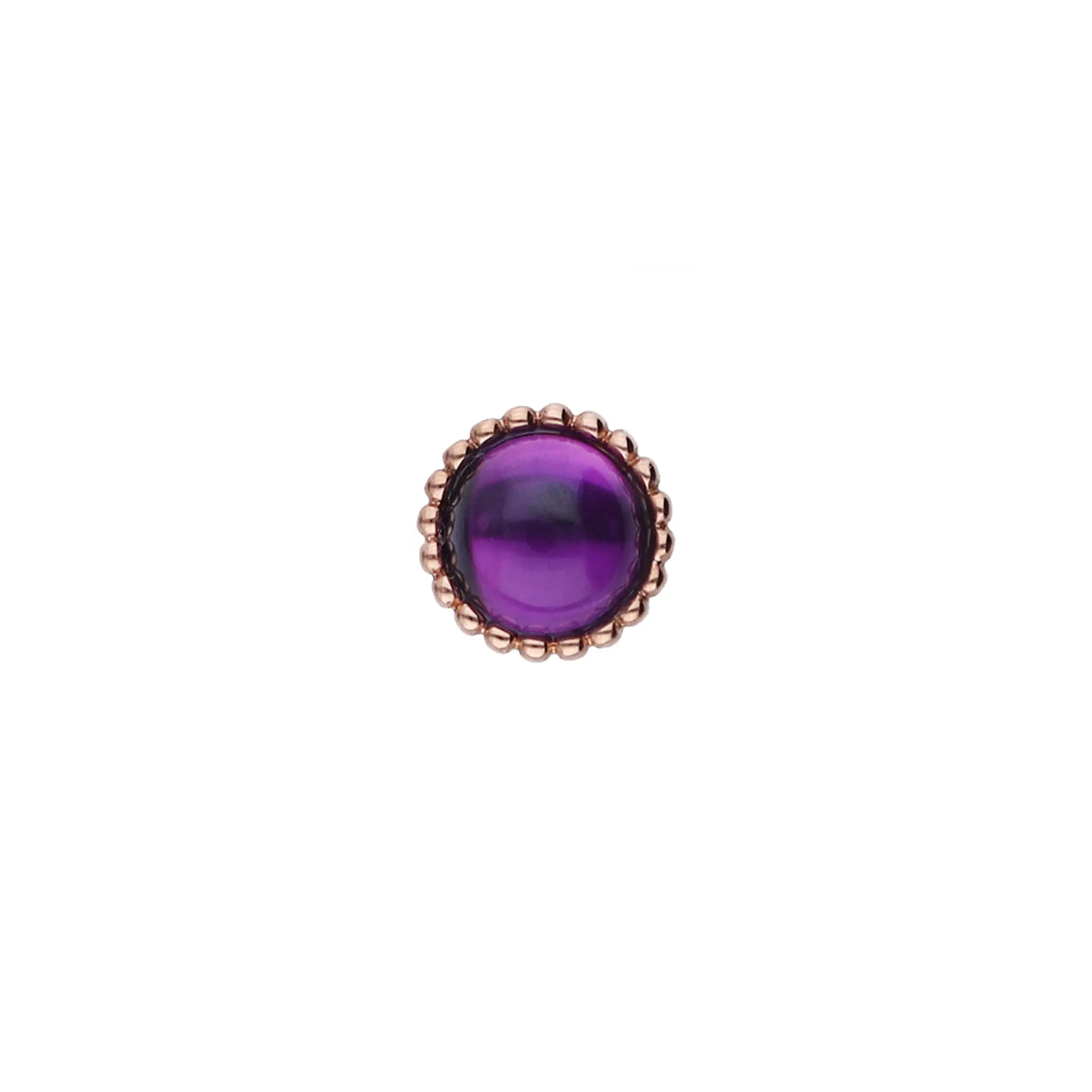 Charlotte Kopf KUGELKREIS Rotgold 750/- mit Amethyst