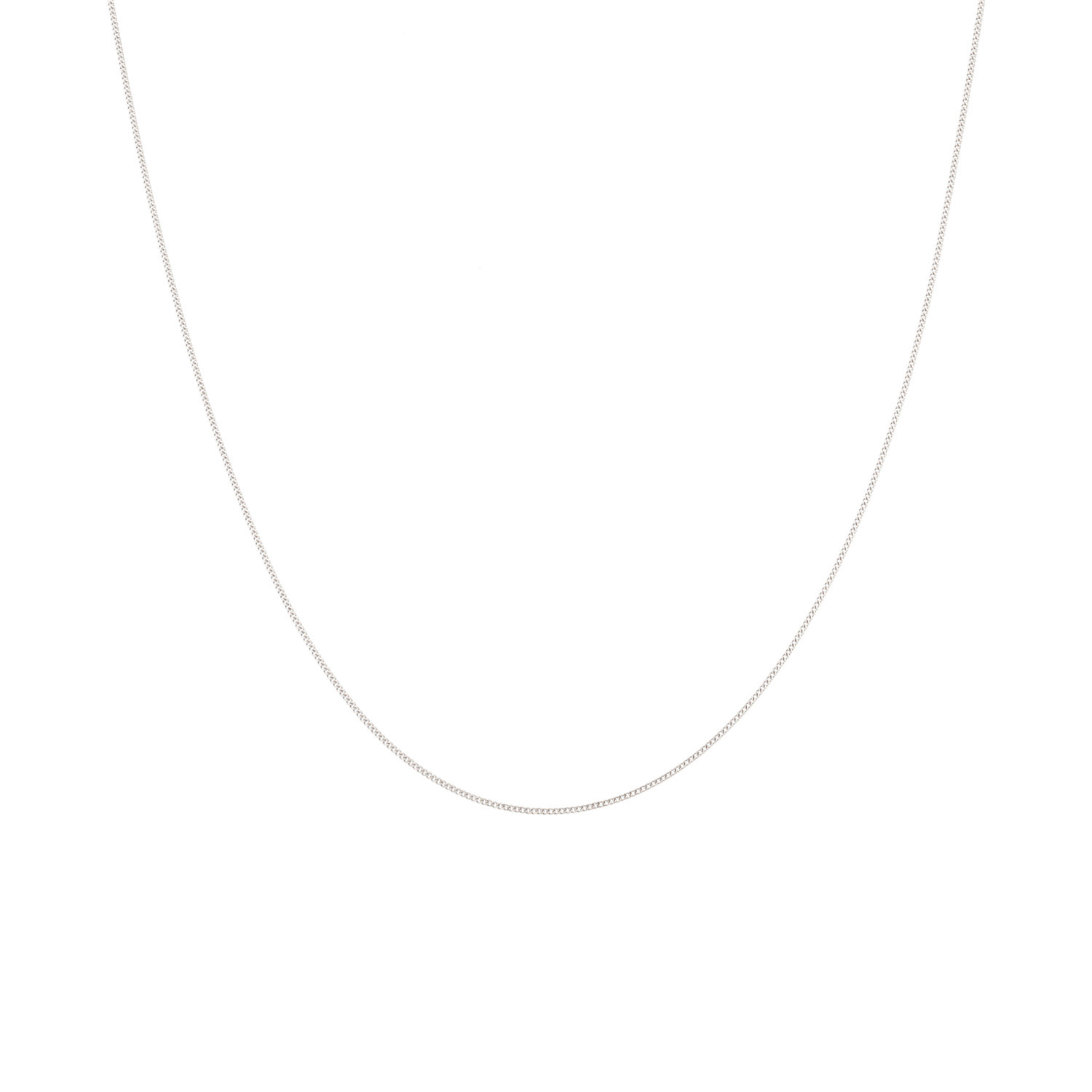 Panzerkette Weißgold 585/- 0,8mm