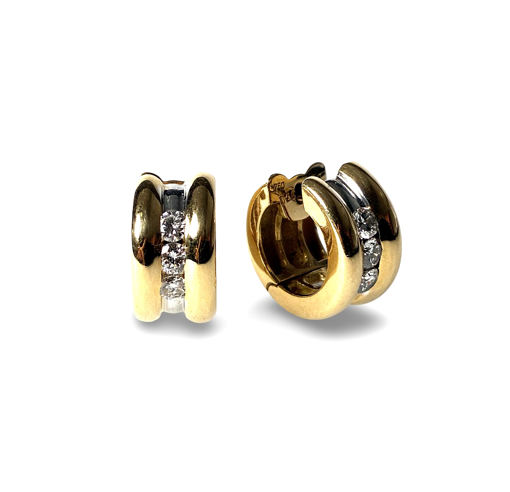 Klappcreolen - Gold 750 bicolor - Privatbesitz