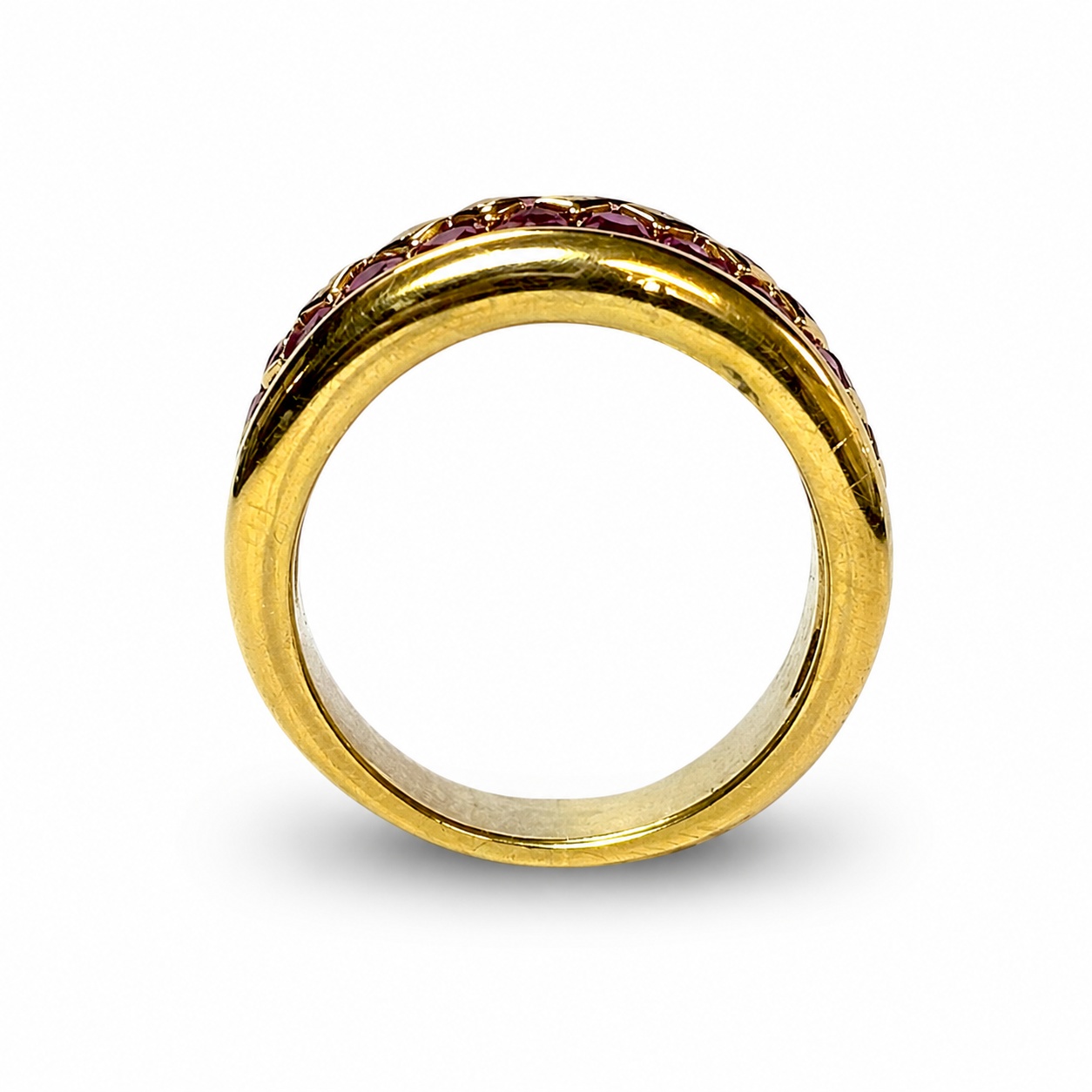 Rubin Brillant Ring - Gold 750 - RW 57 - Privatbesitz