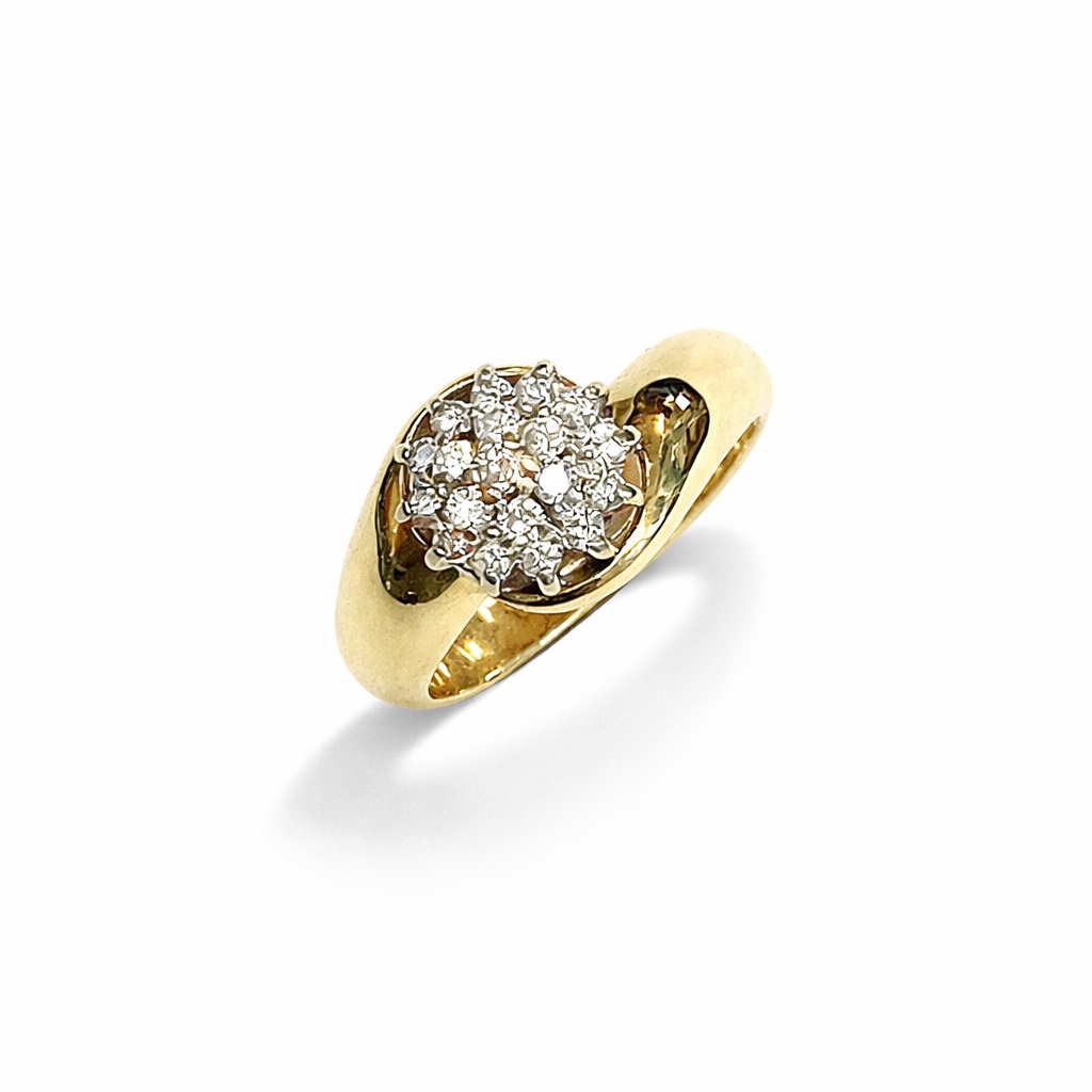 Brillantring - Gelbgold 585 - RW 53+ - Privatbesitz