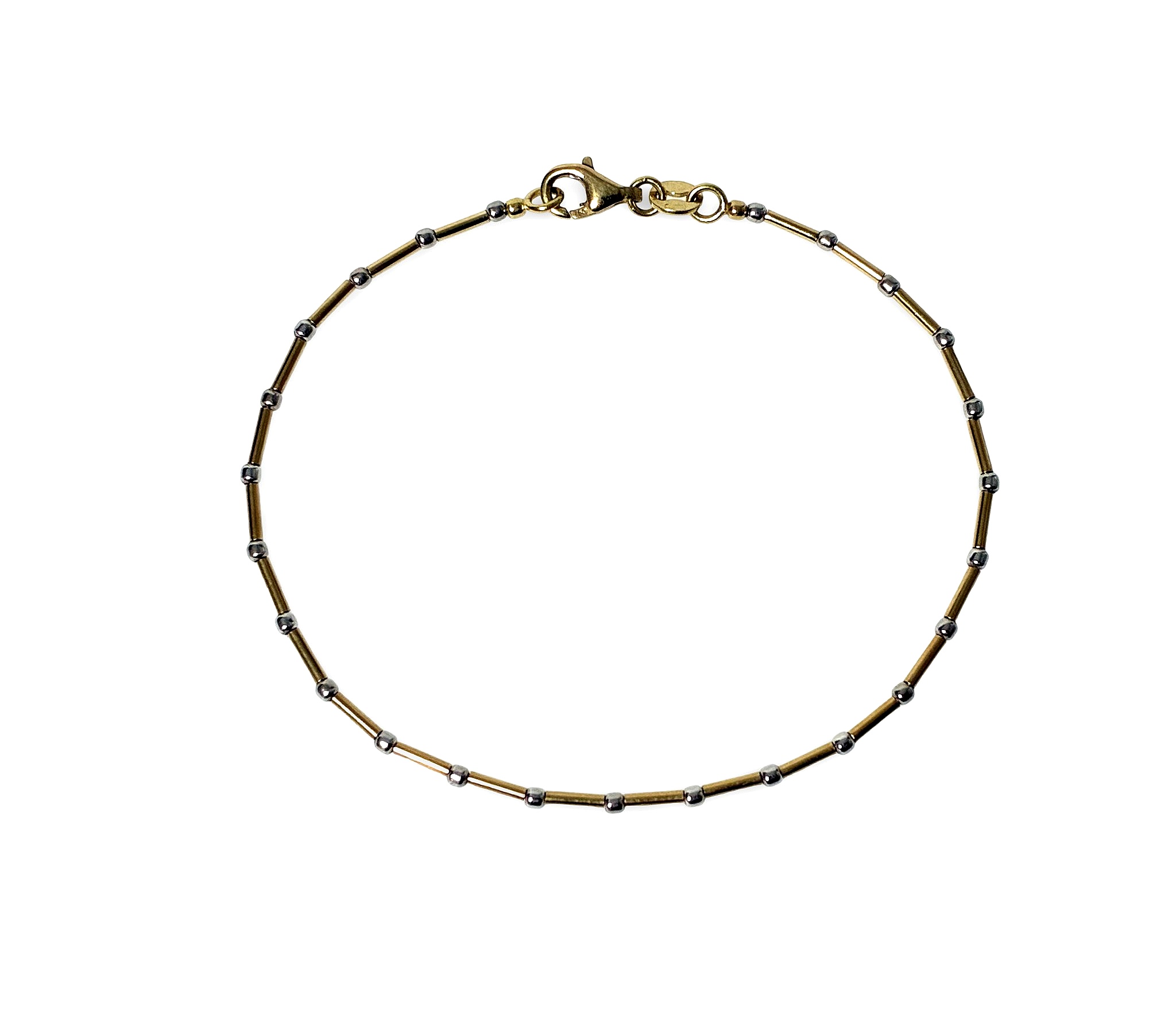 Armkette - Gold Weißgold - Länge ca. 19cm - Privatbesitz