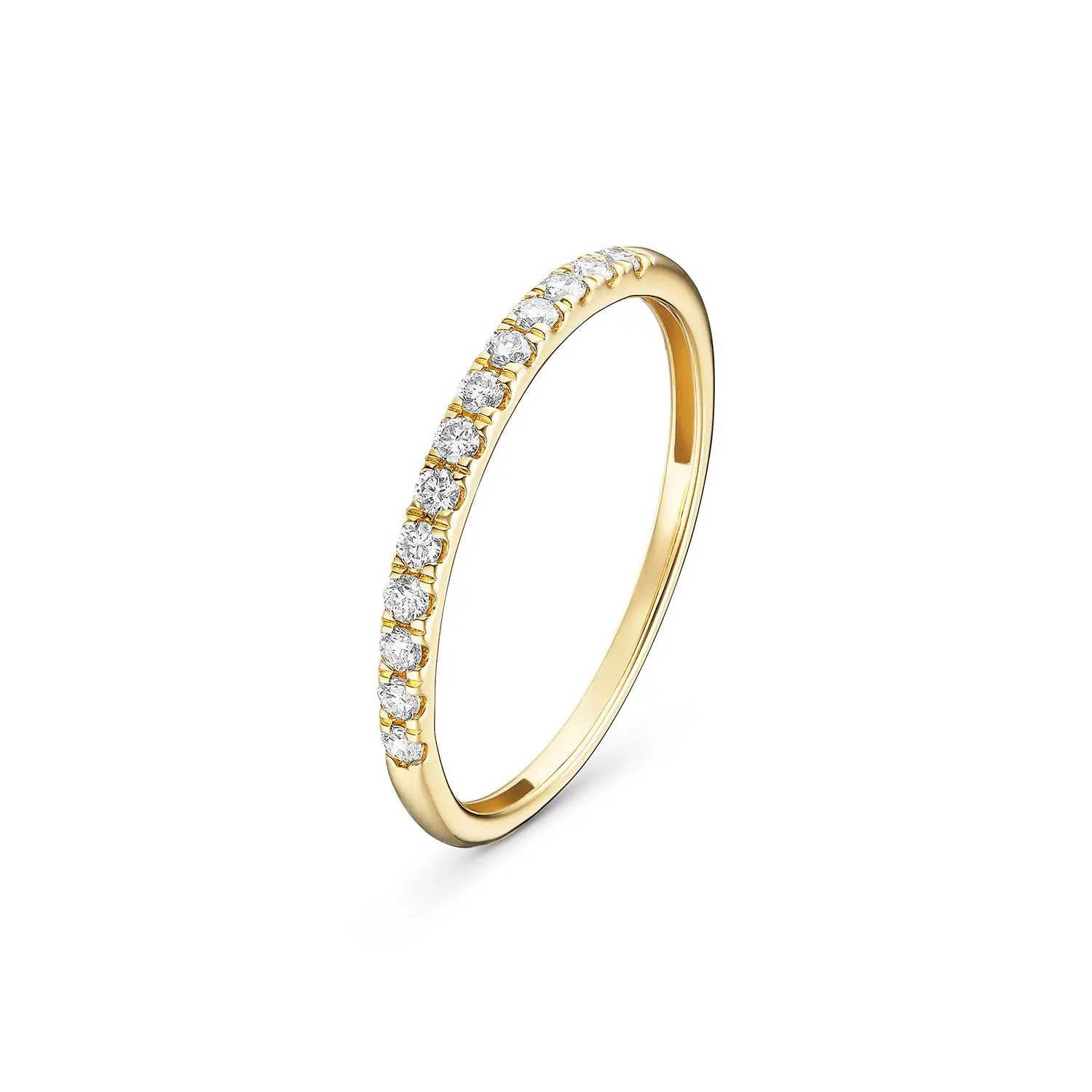 Lab Grown Diamond Memoirering Gelbgold 585/- im Brillantschliff zus. ca. 0,20ct.
