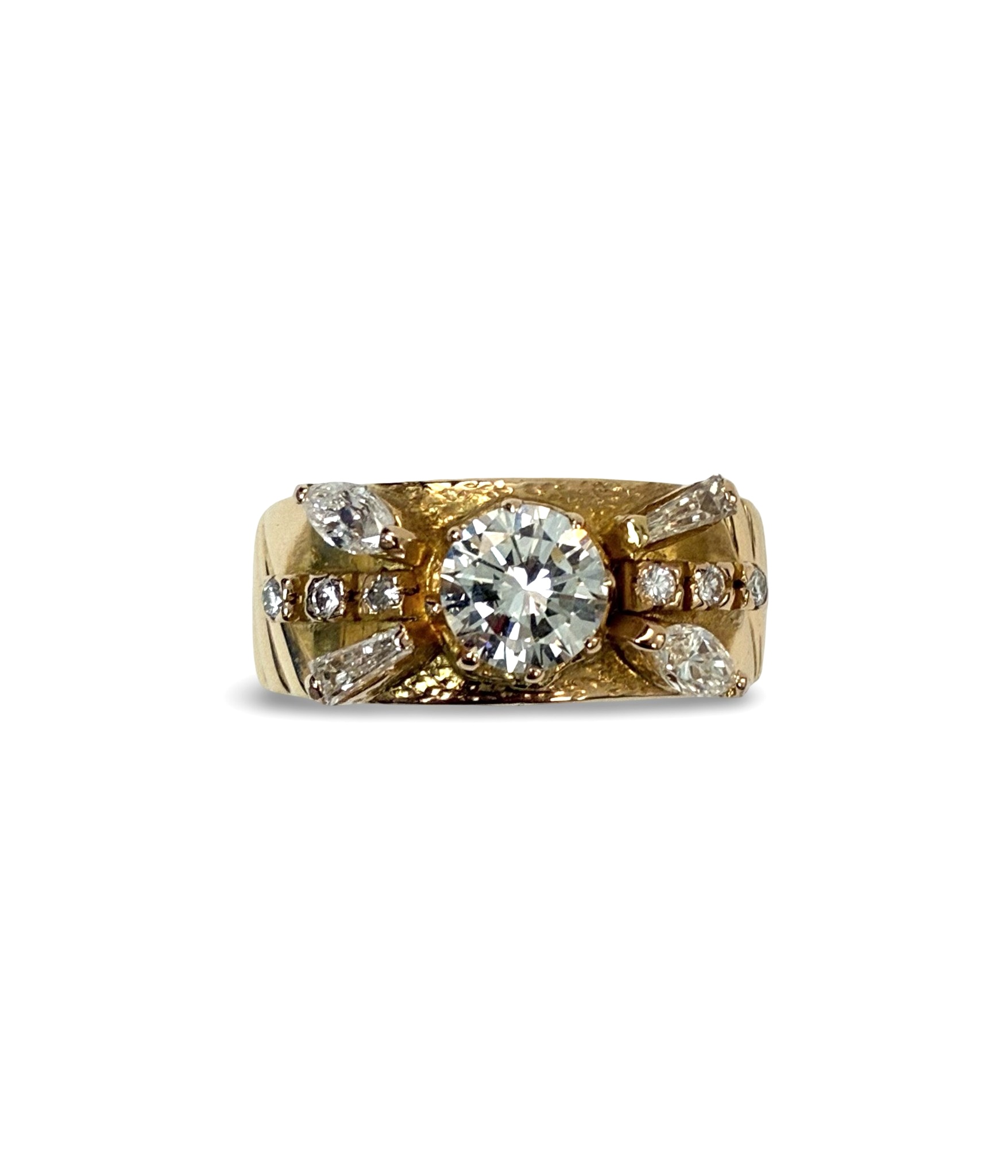 Brillant Diamantring - Gold 585 - RW 59 - Privatbesitz