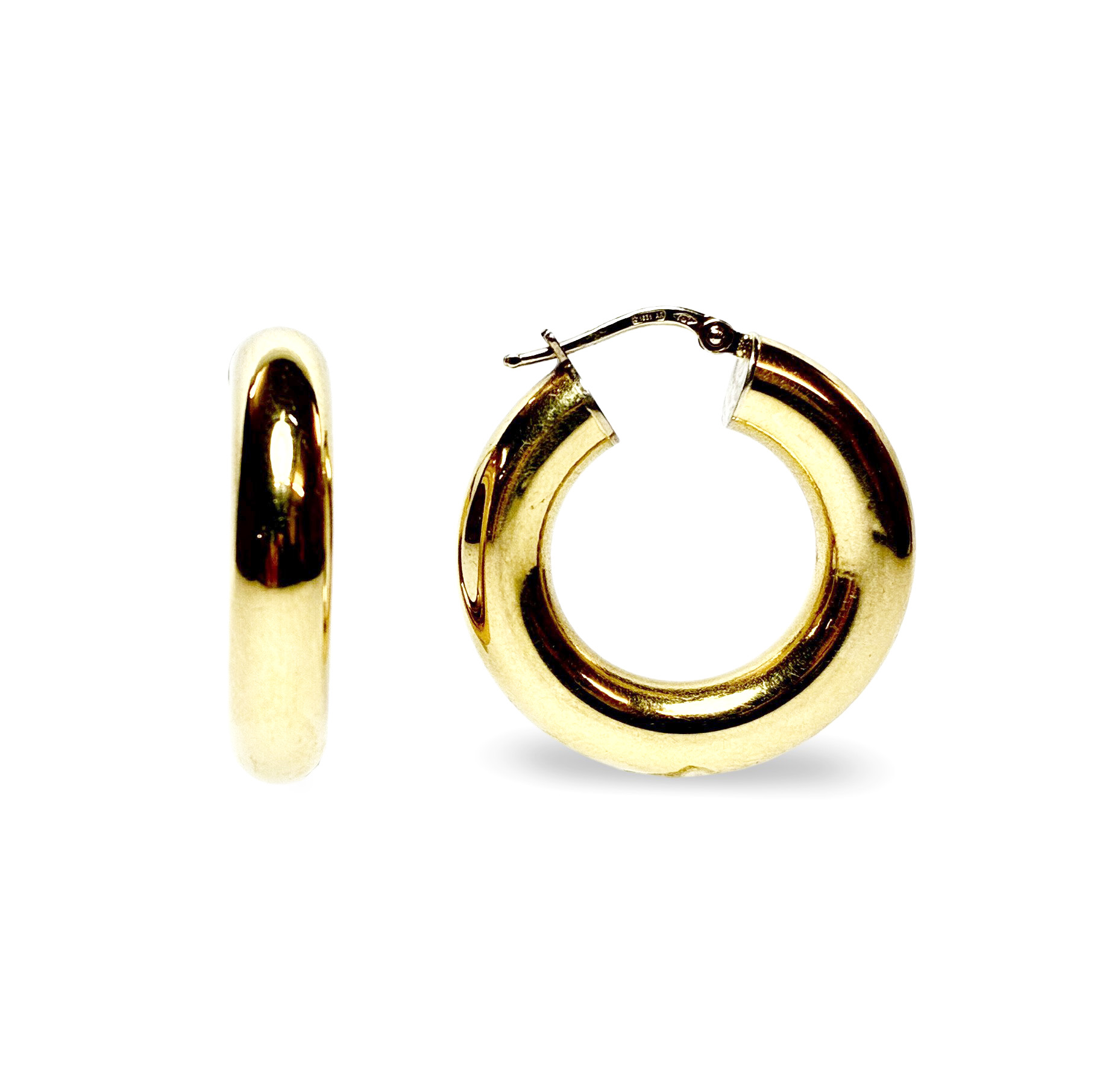 Creolen Gold 750 - Durchmesser ca. 25mm - Privatbesitz