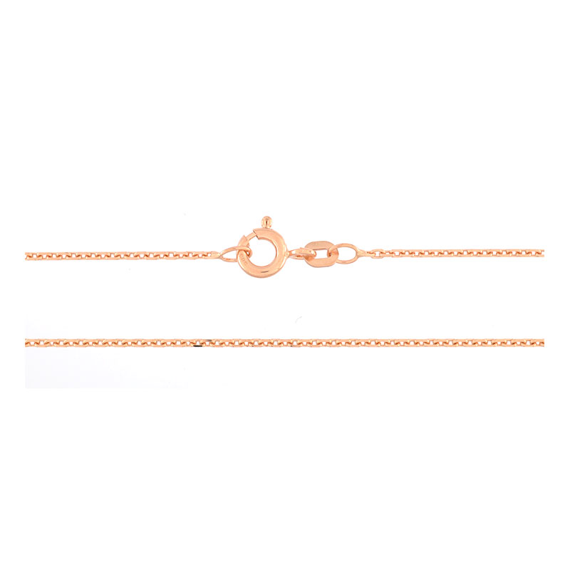 Basis Ankerkette 1,3mm Rotgold 750/-