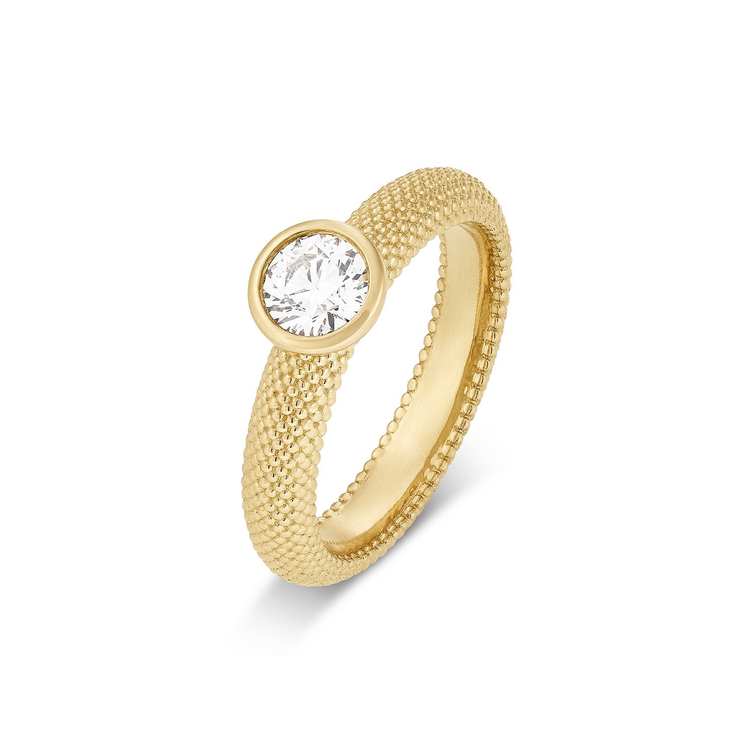 Ring AURUM Solitär Gelbgold 585/- mit Brillant 0,50ct