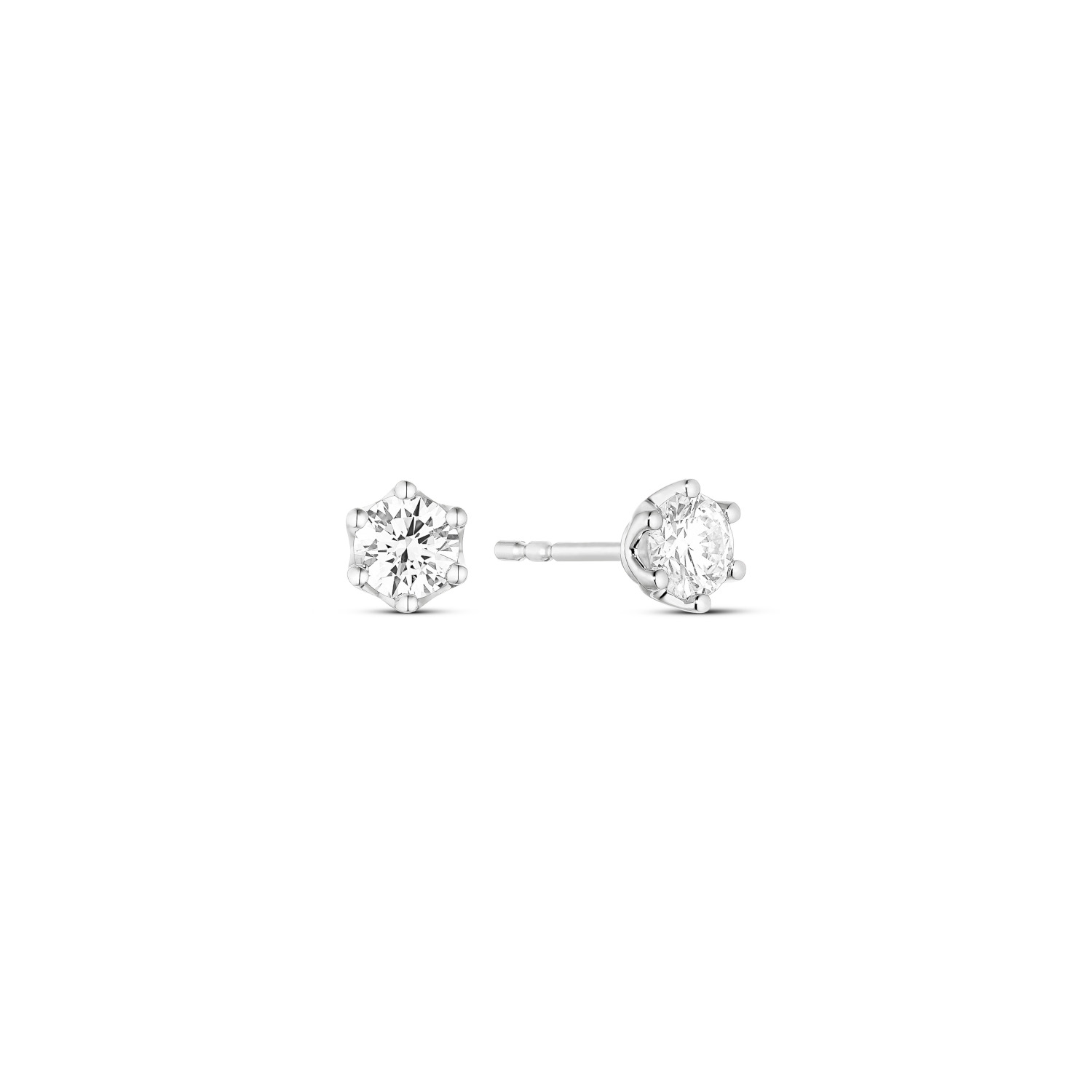 Lab Grown Diamond Ohrstecker Weißgold 585/- im Brillantschliff zus. 0,50 ct