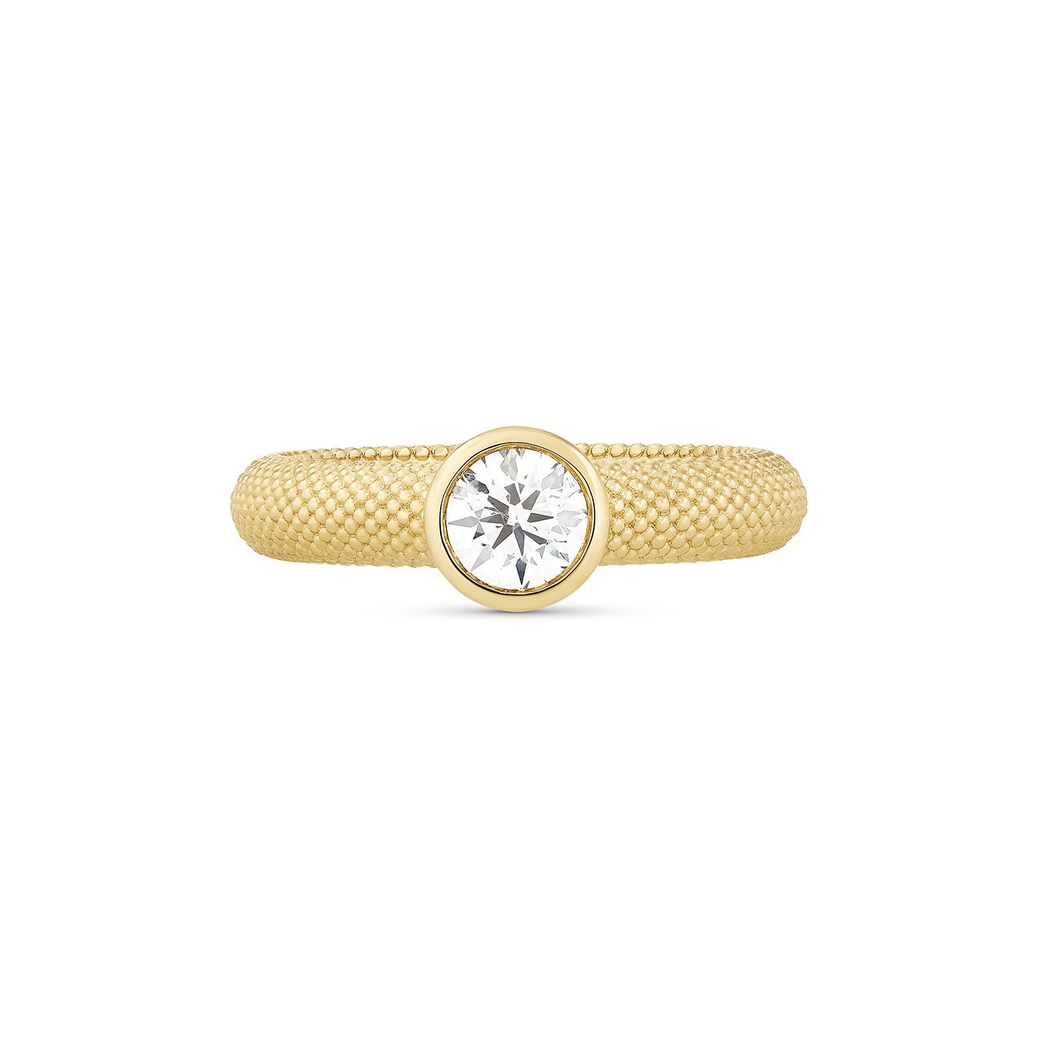 Ring AURUM Solitär Gelbgold 585/- mit Brillant 0,50ct