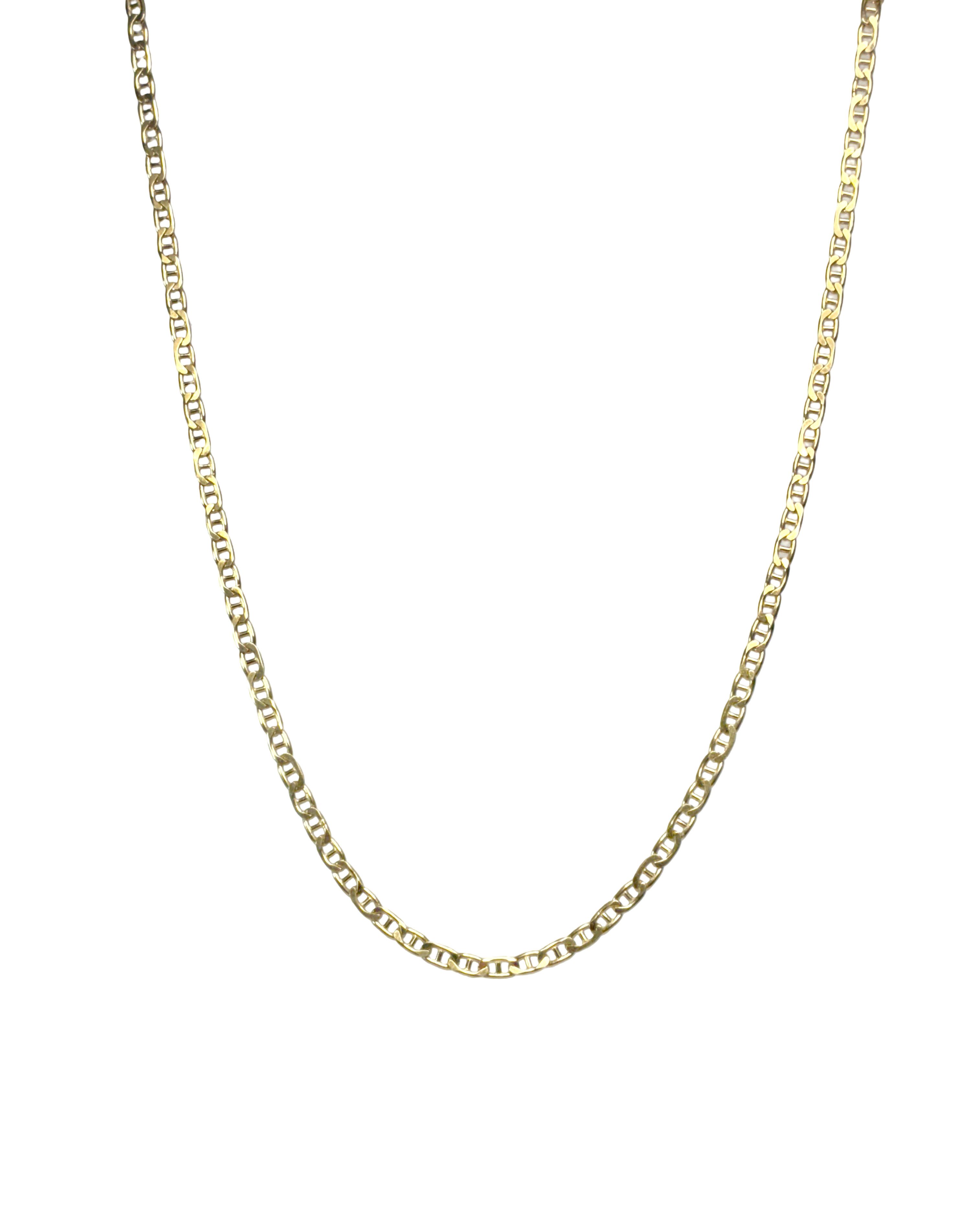 Stäbchenpanzerhalskette - Gold 750 - Länge ca. 49,5cm - Privatbesitz