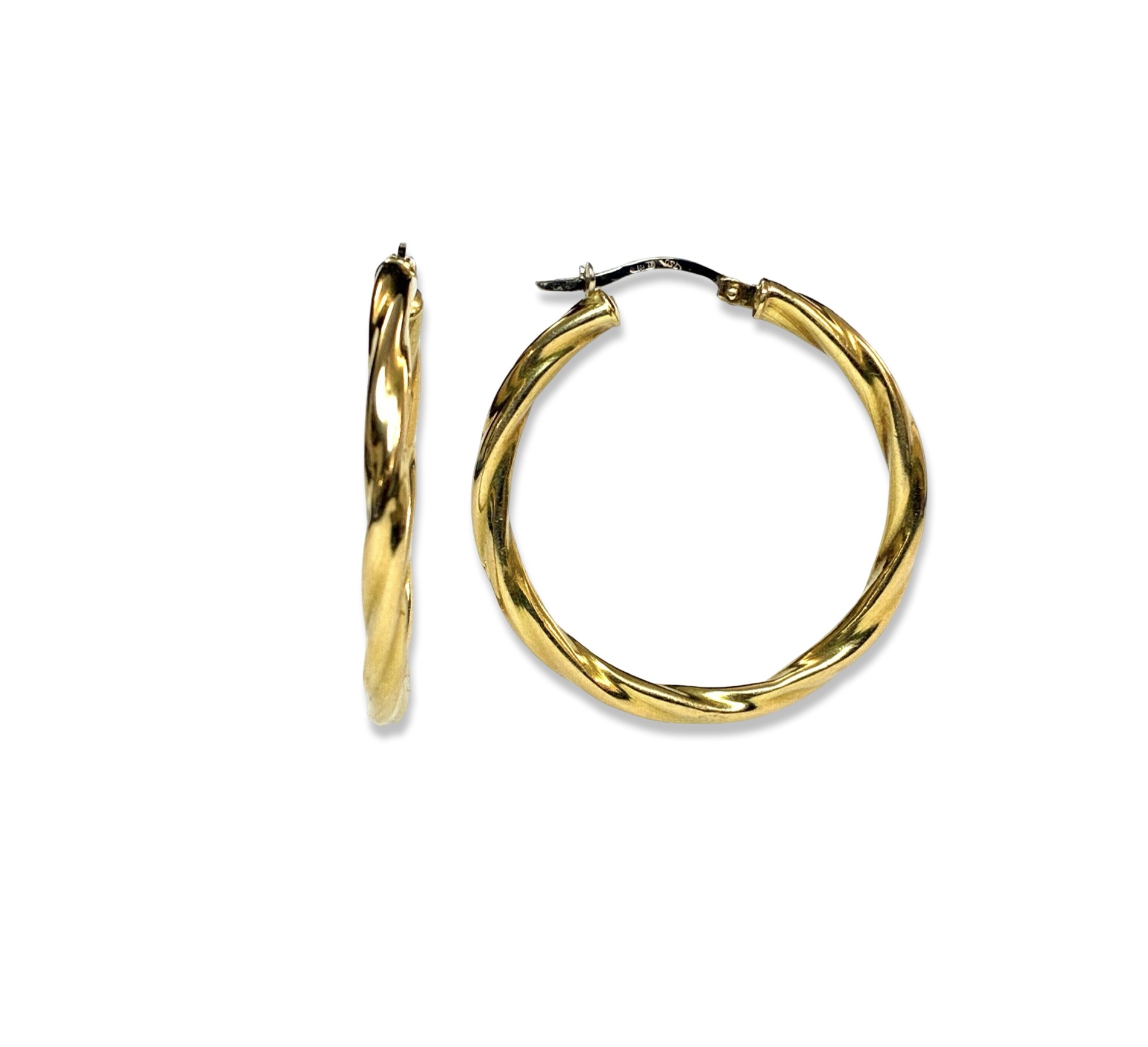 Creolen - Gold 750 - Durchmesser ca. 30mm - Privatbesitz