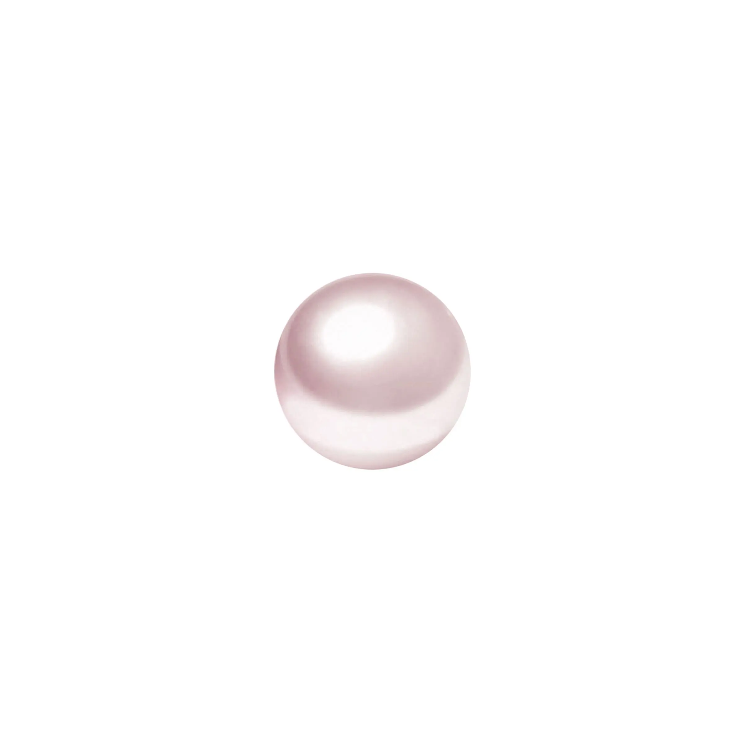 Charlotte Kopf Edelstahl mit Süßwasserperle rosa - 10mm